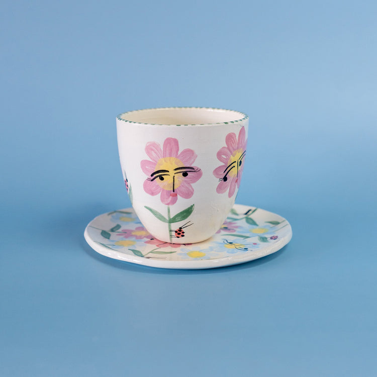 Cup + Plate flower