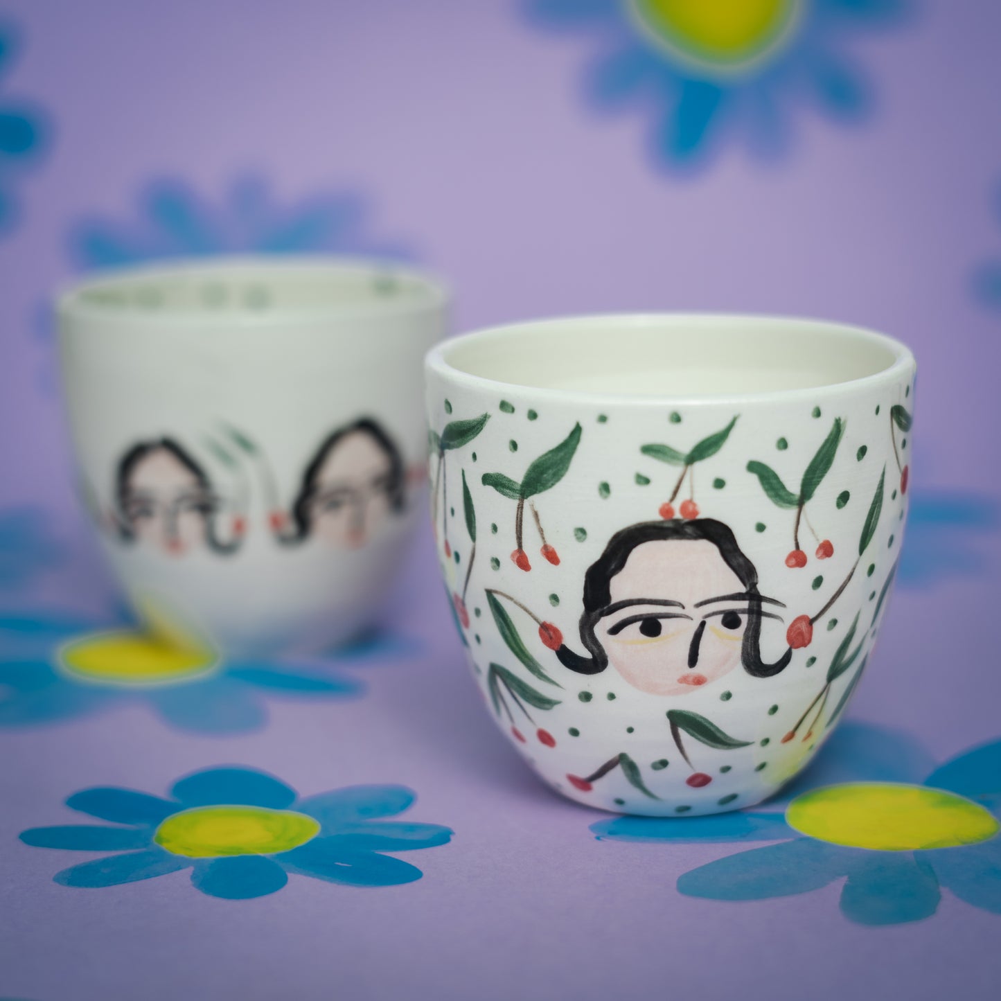 Set 4 tazas sin asa