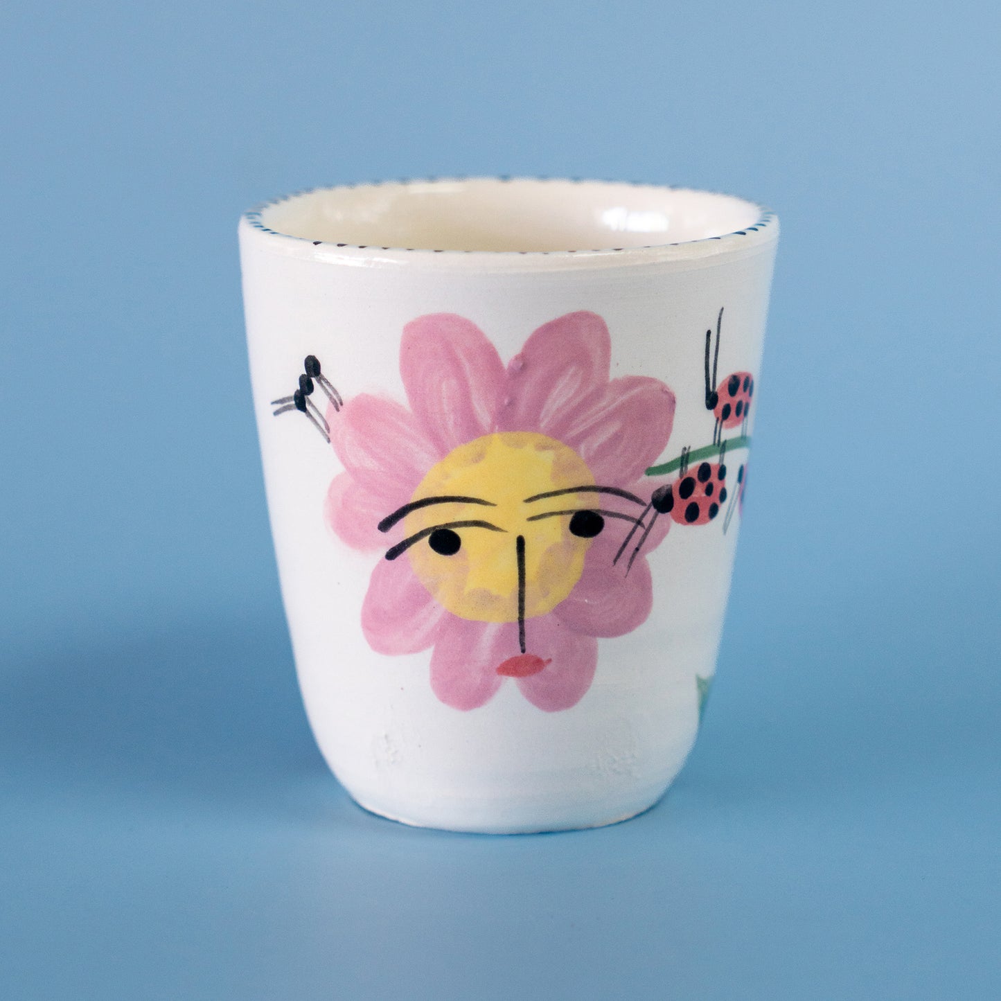 Espresso cup " Sad Flower"