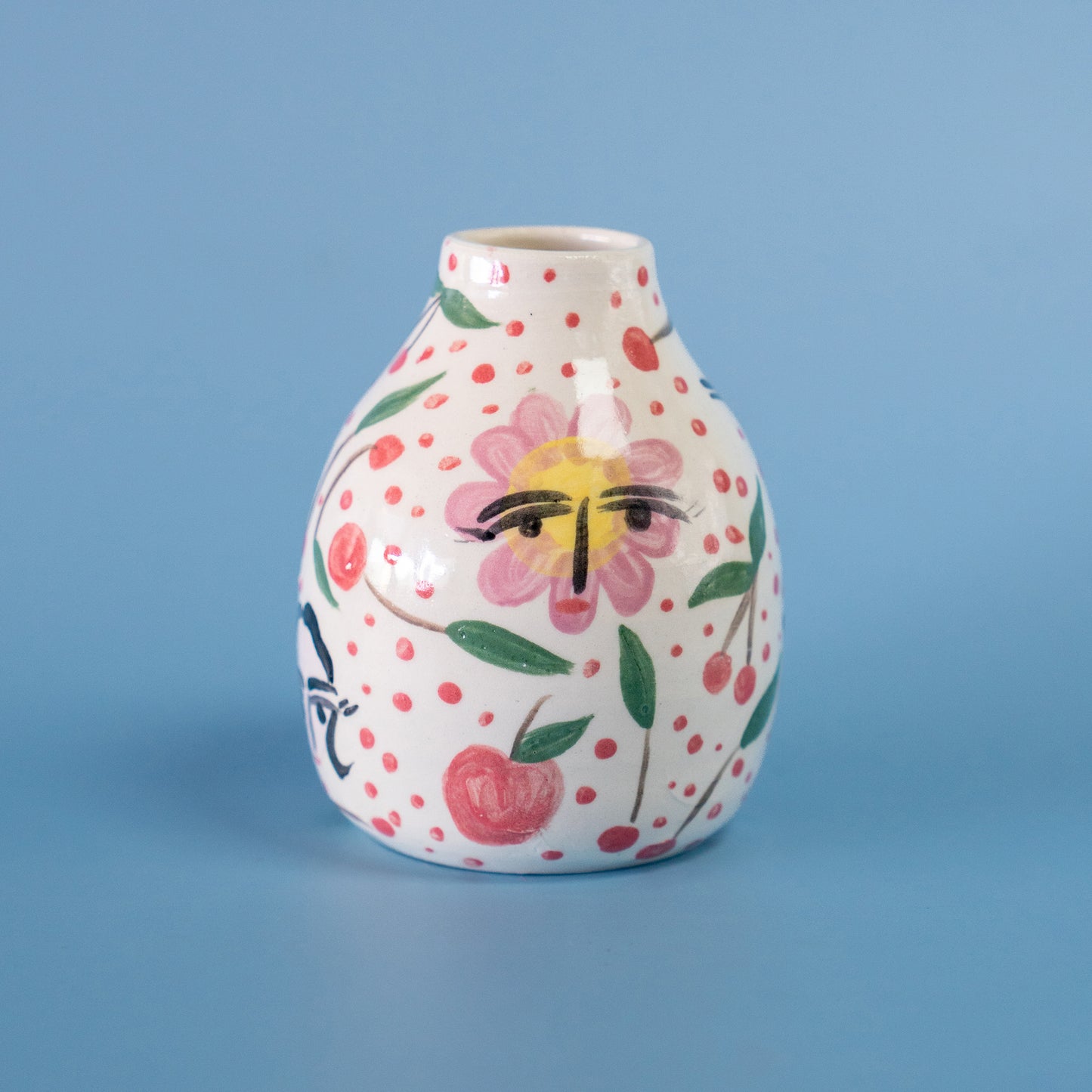 Mini bottle "Many with apple" - Mini florero "Muchos con manzana"