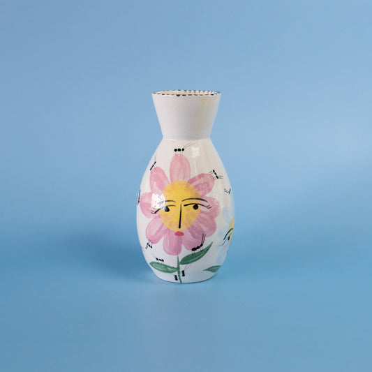 XS vase "Pink flower" - XS florero "Flor rosada"