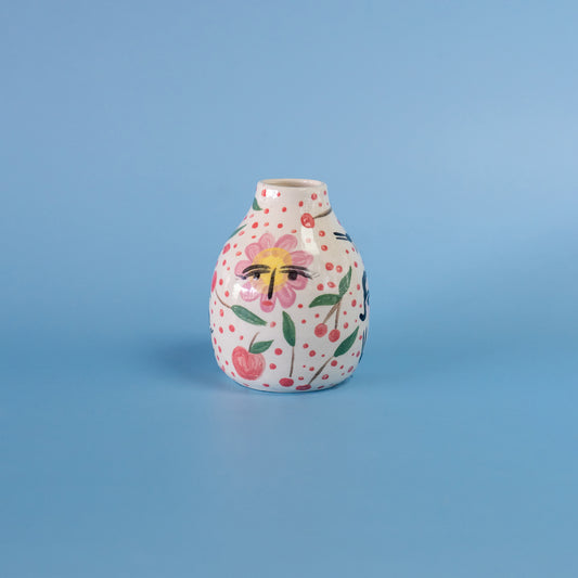 Mini  bottle "Many with apple" - Mini florero "Muchos con manzana"