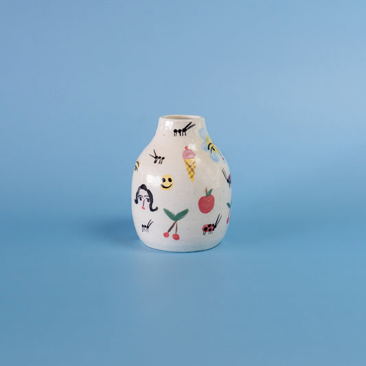 Mini  bottle "Many with smile" - Mini florero "Muchos con smile"