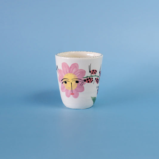 Espresso cup " Sad Flower"