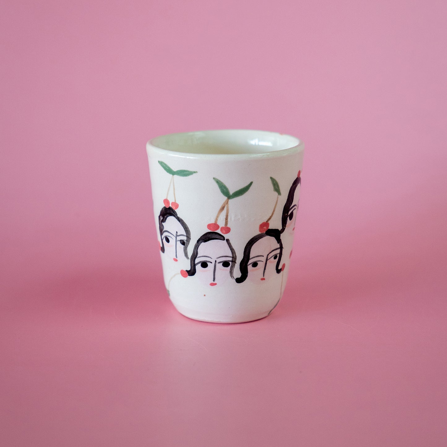 Espresso cup "Ladies with cherries in their hair"